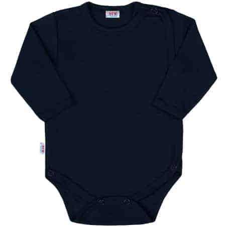 Kojenecké celorozepínací body New Baby Classic II tmavě modré