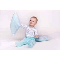 Kojenecké body New Baby Classic II šedé s hvězdičkami