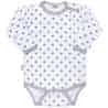 Kojenecké body New Baby Classic II šedé s hvězdičkami