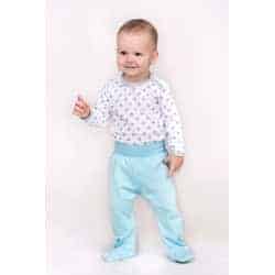 Kojenecké body New Baby Classic II šedé s hvězdičkami