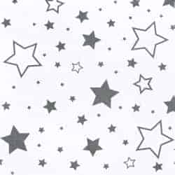 Kojící polštář New Baby hvězdy šedé