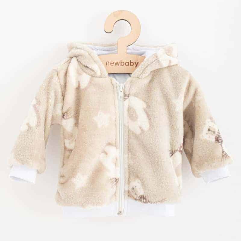 Kojenecká Wellsoft zimní mikinka s kapucí New Baby Polar Bear