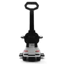 Dětské odrážedlo se zvukem a vodící tyčí Baby Mix RACER bílé