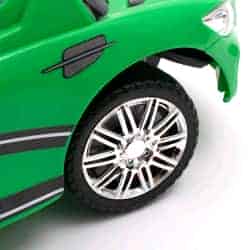 Dětské odrážedlo se zvukem a vodící tyčí Baby Mix RACER bílé