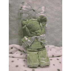 Medvídek - Froté ručník 100x50 cm  - ZELENÝ