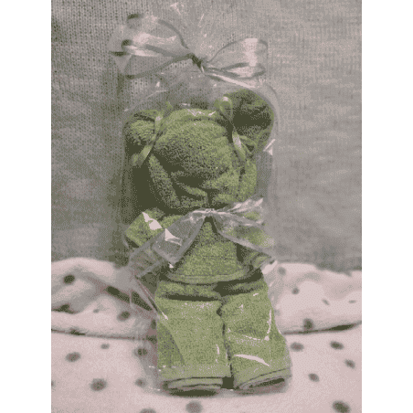 Medvídek - Froté ručník 100x50 cm  - ZELENÝ