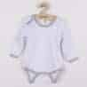 Kojenecké body New Baby s šedým lemem