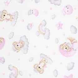 Dětská pěnová matrace New Baby STANDARD 120x60x6 cm koala růžová