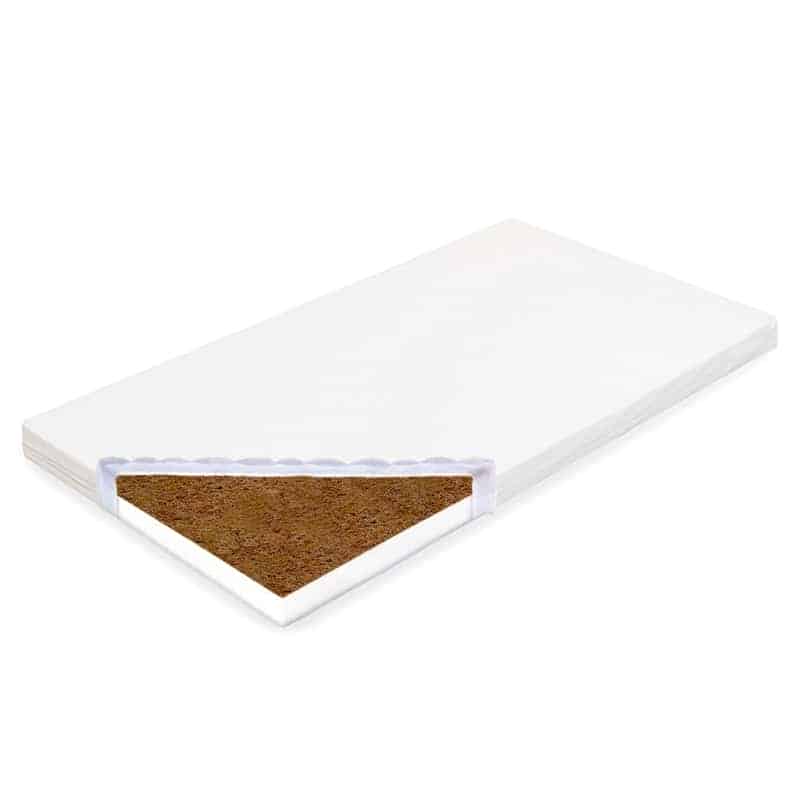Dětská matrace New Baby BASIC 120x60x5 cm kokos-molitan bílá