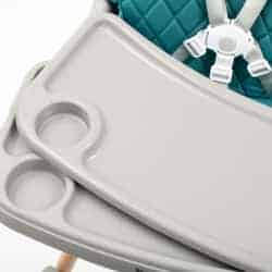 Jídelní židlička Baby Mix Freja wooden dusty green