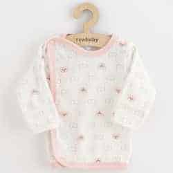 Kojenecká košilka New Baby Classic II Holka 3ks růžová