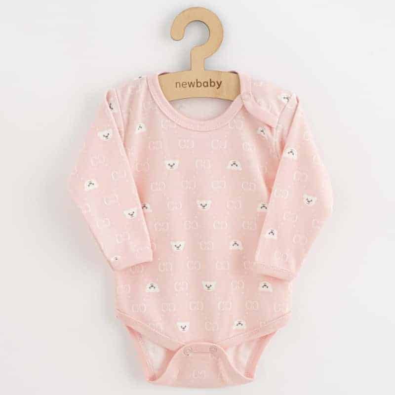 Kojenecké body New Baby Classic II medvídek bílý