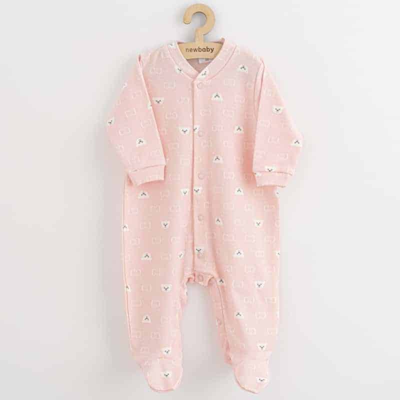 Kojenecký overal New Baby Classic II medvídek bílý