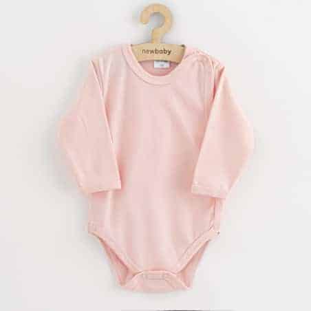 Kojenecké celorozepínací body New Baby Classic II světle růžové