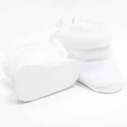 Kojenecké zimní kozačky New Baby bílé 0-3 m