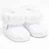 Kojenecké zimní krajkové kozačky New Baby 0-3 m bílé