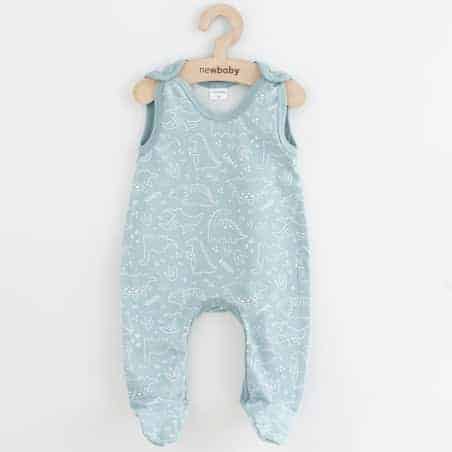 Kojenecké dupačky New Baby Classic II dino mátové