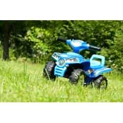 Dětské odrážedlo se zvukem Čtyřkolka Baby Mix červená