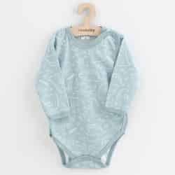 Kojenecké celorozepínací body New Baby Classic II dino mátový