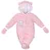 Zimní kombinézka New Baby Nice Bear růžová