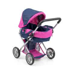 Dětský kočárek pro panenky Milly Mally Alice Prestige Navy