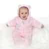 Zimní kabátek New Baby Nice Bear růžový