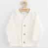 Kojenecký kabátek na knoflíky New Baby Luxury clothing Oliver bílý