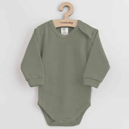 Kojenecké bavlněné body New Baby Casually dressed zelená