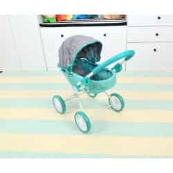 Dětský kočárek pro panenky Milly Mally Dori Prestige Mint