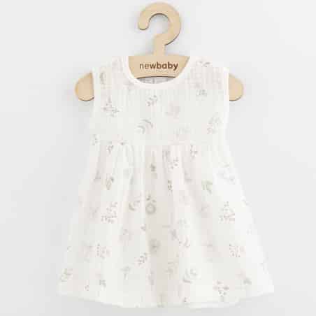 Kojenecké mušelínové šaty New Baby Zoe