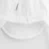 Dětská letní mušelínová čepička s kšiltem New Baby bílá