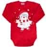 Kojenecké body s dlouhým rukávem New Baby Winter Penguin