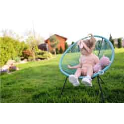 Kojenecká mušelínová čelenka New Baby Leny peach