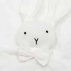 Mušelínový usínáček New Baby Rabbit white