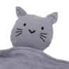 Mušelínový usínáček New Baby Cat grey