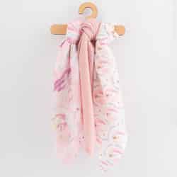 Bavlněné pleny s potiskem New Baby 70x80 cm 3 ks HOLKA