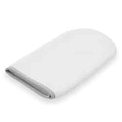 Dětská froté osuška s kapucí New Baby BASIC 80x80 bílo-šedá