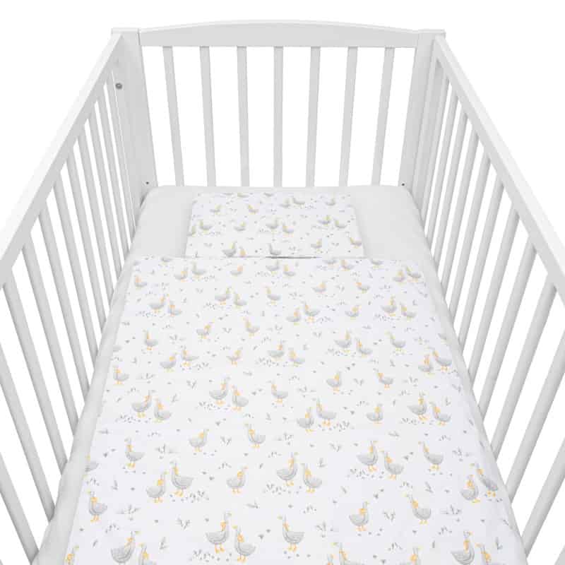 Bavlněný set do postýlky s výplní New Baby Husičky 90x120cm