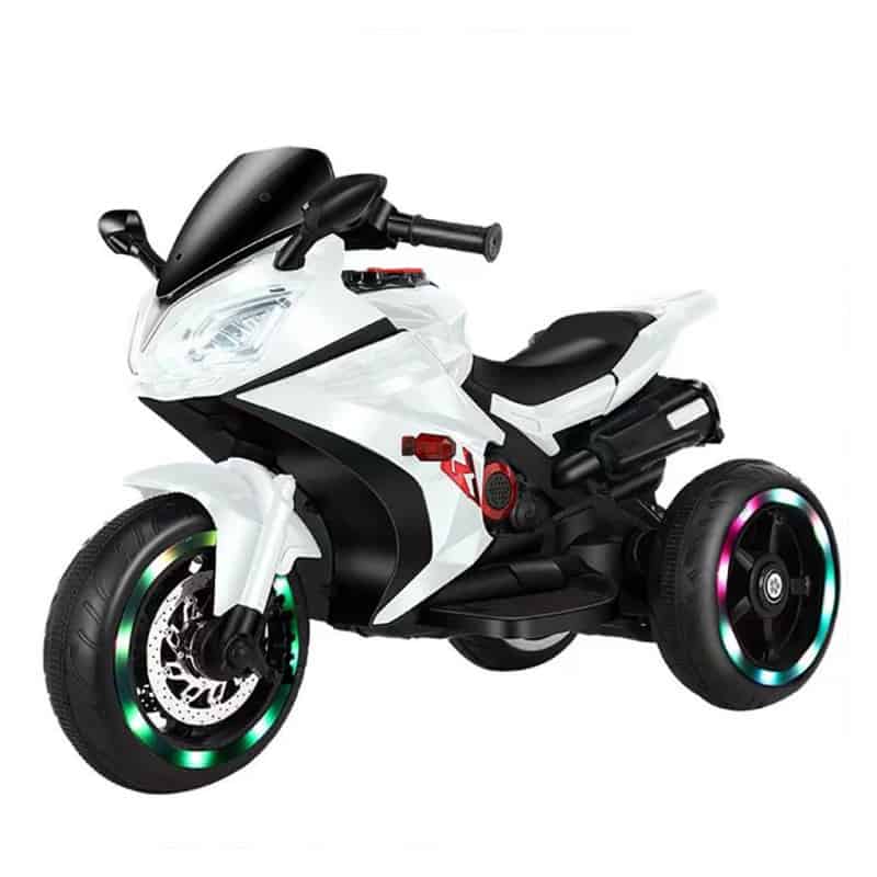 Dětská elektrická motorka Baby Mix Rare bílá