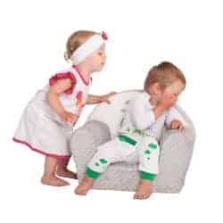 Dětské křeslo z Minky New Baby Liška mátové