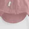 Dětská letní mušelínová čepička s kšiltem New Baby růžová