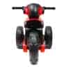 Dětská elektrická motorka Baby Mix POLICE červená
