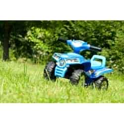 Dětské odrážedlo se zvukem Čtyřkolka Baby Mix šedá