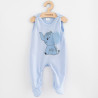 Kojenecké bavlněné dupačky New Baby Happy Elephant blue