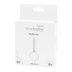 Silikonový obal na dudlík New Baby hnědý