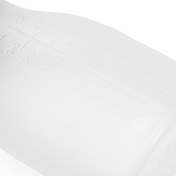 Silikonová lahvička na mateřské mléko New Baby modrá