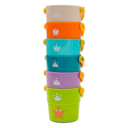 Hrací kelímky 6ks Baby Mix