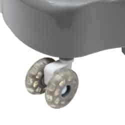 Dětské chodítko s houpačkou a silikonovými kolečky Baby Mix růžové