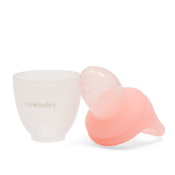 Dudlík na ovoce a zeleninu New Baby růžový