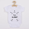 Dětské body s potiskem New Baby Tati, to dáš! - krátký rukáv